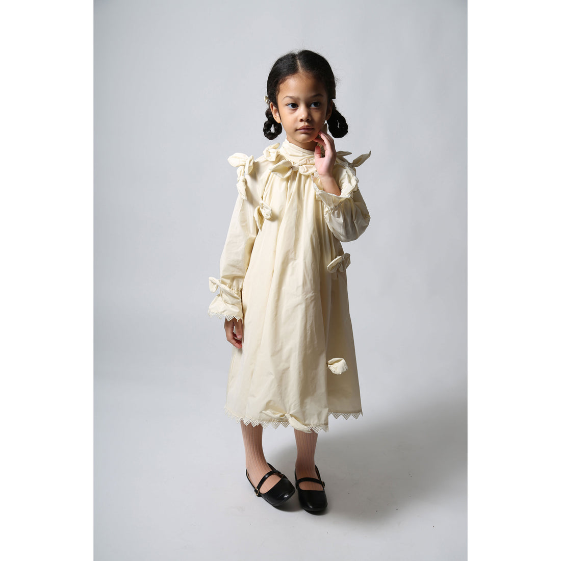 Tia Cibani Opal Estrella Bow Embellished Frock