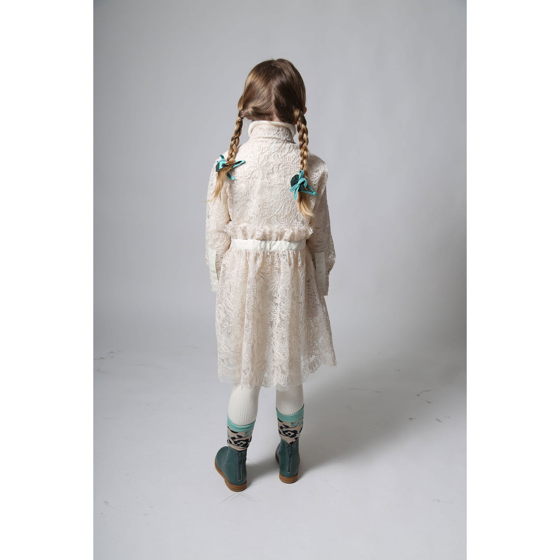Tia Cibani Opal Estrella Ruffled Frock