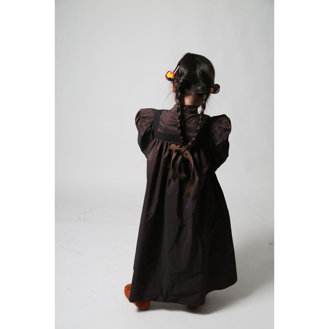Tia Cibani Raisin Maya 3/4 Sleeve Maxi Dress