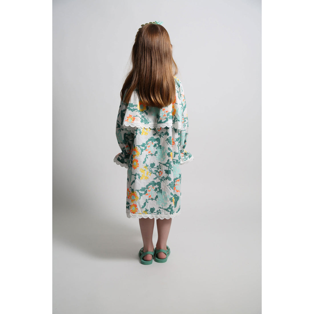 Tia Cibani Cyprus Mix Ophelia Tiered Frock