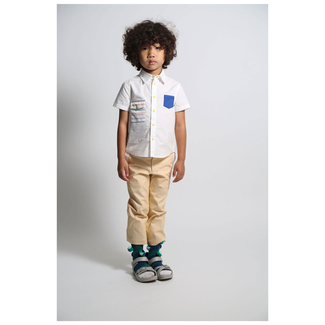 Tia Cibani Sugar Mix Rafael Multi Snap Shirt