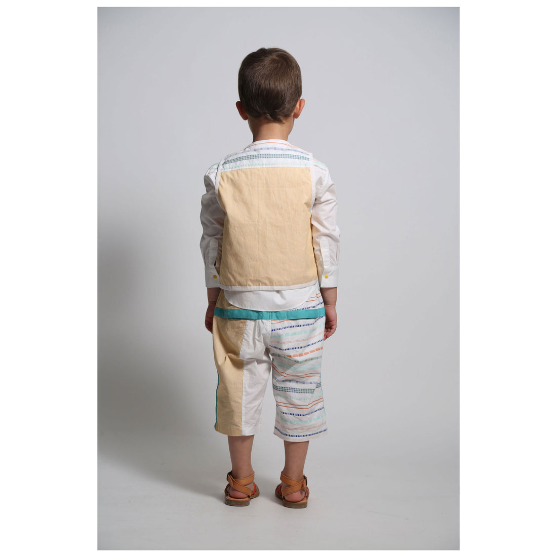 Tia Cibani Petra Tobias Padded patchwork Vest