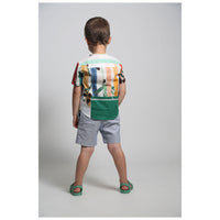 Tia Cibani Rainbow Safari Henley T-Shirt