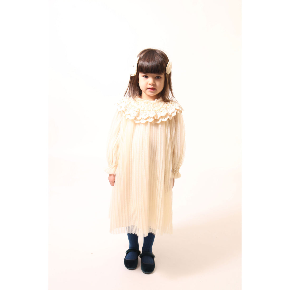 Tia Cibani Opal Crush Pleated Gael Dress