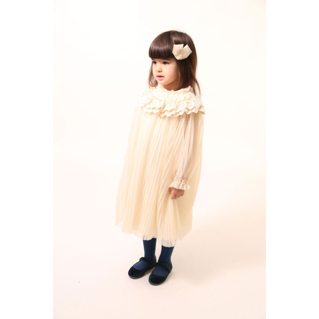 Tia Cibani Opal Crush Pleated Gael Dress