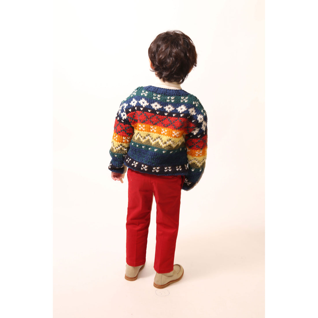 Tia Cibani Breton Mix Fair Isle Sweater