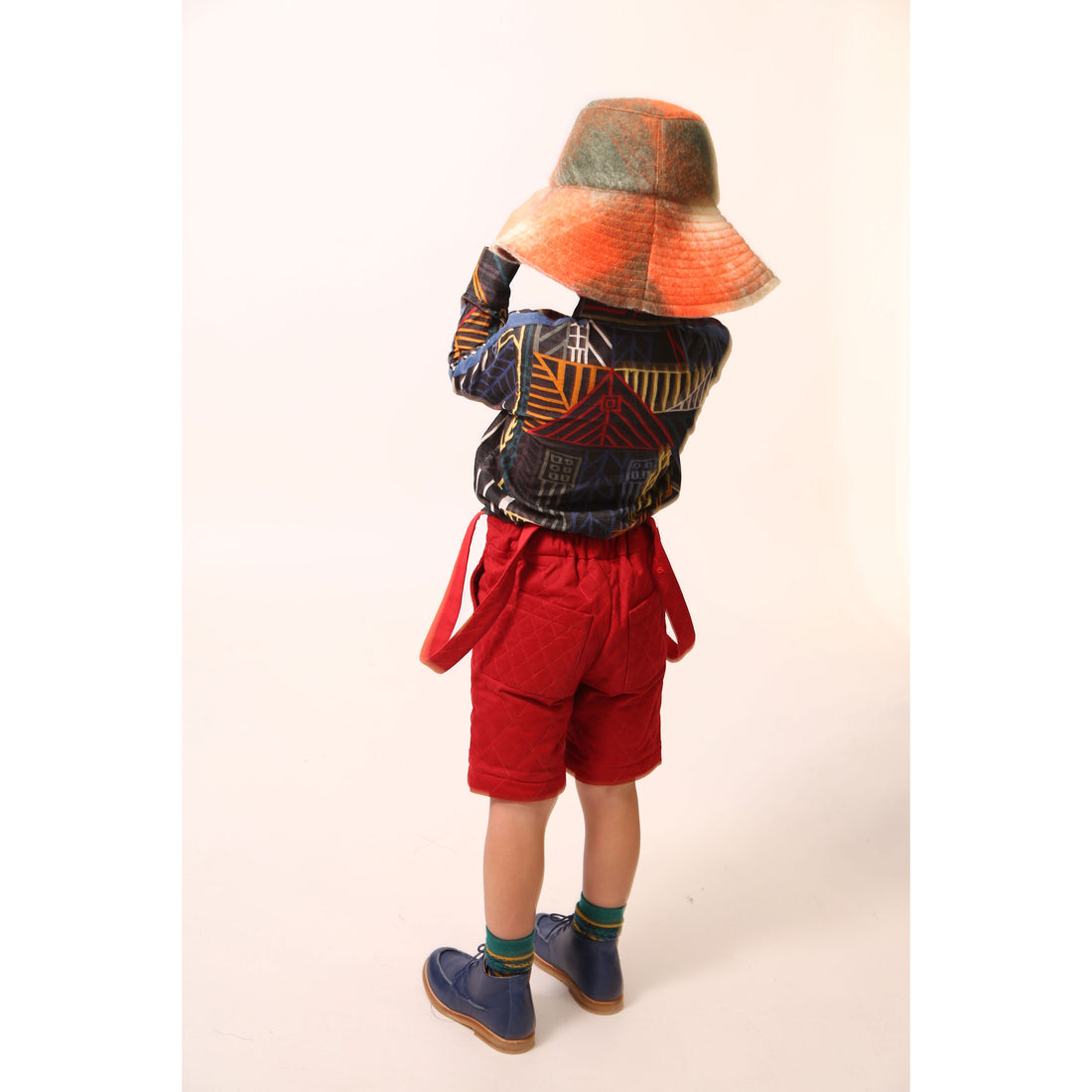Tia Cibani Rainbow Multi Snap Amadi Shirt