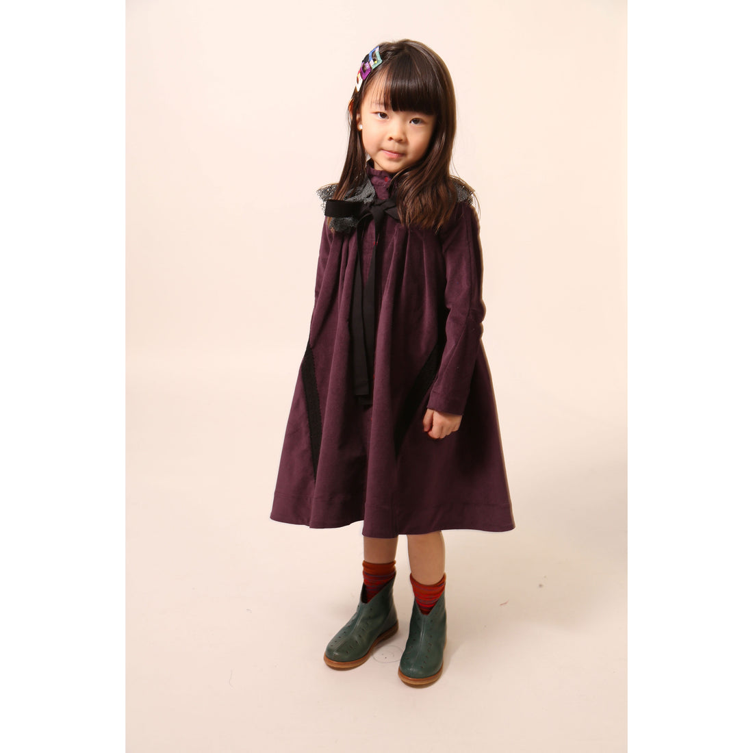 Tia Cibani Prune Aela Night  Shirt Dress