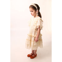 Tia Cibani Opal Butterfly Sleeve Gael Dress