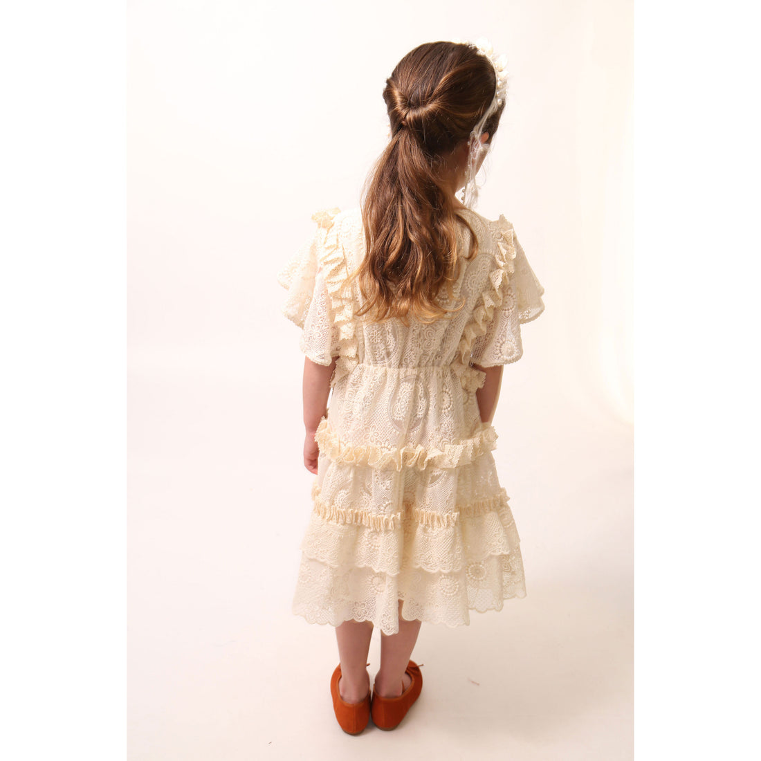 Tia Cibani Opal Butterfly Sleeve Gael Dress