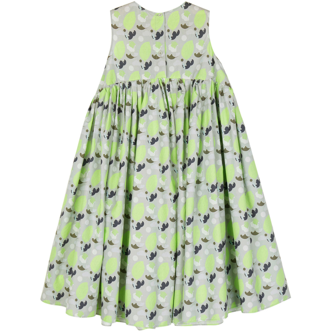 JNBY Grey Floral Sleeveless Dress