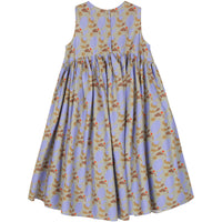 JNBY Brown Floral Sleeveless Dress