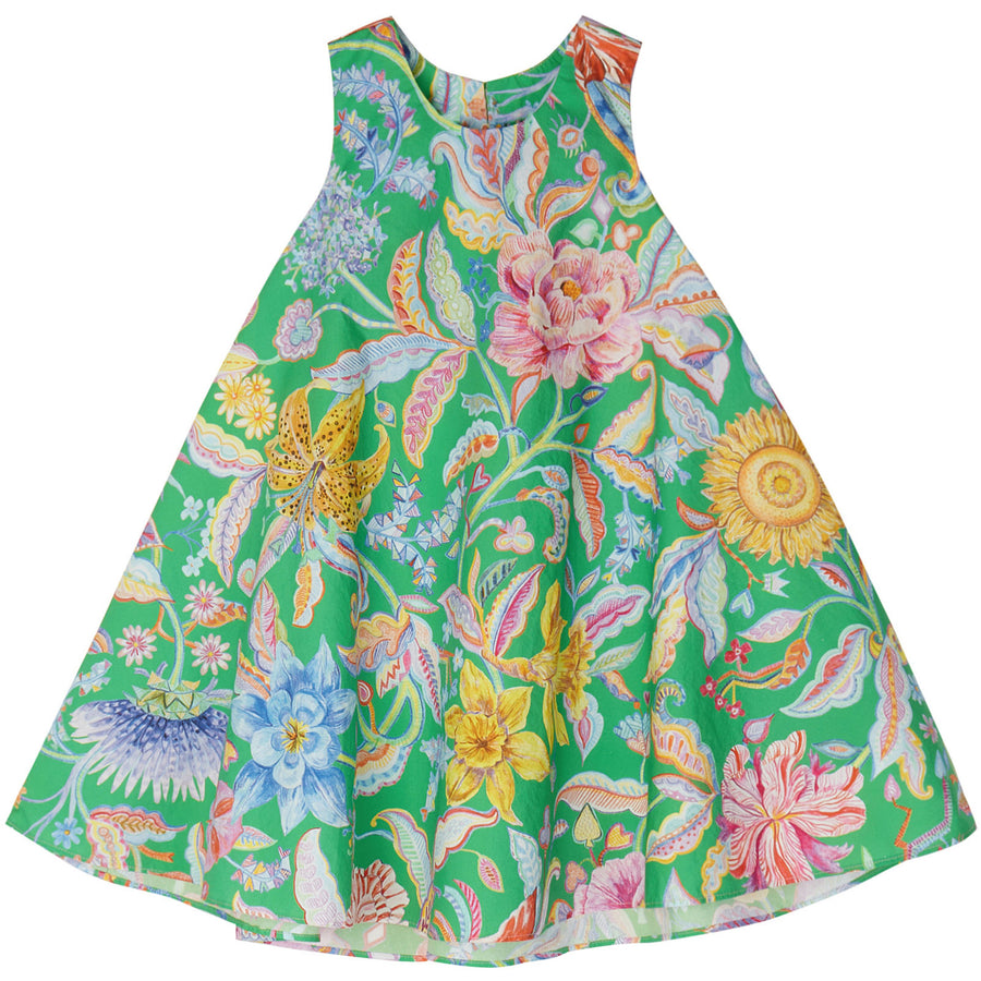 JNBY Green Bright Sleeveless Floral Dress