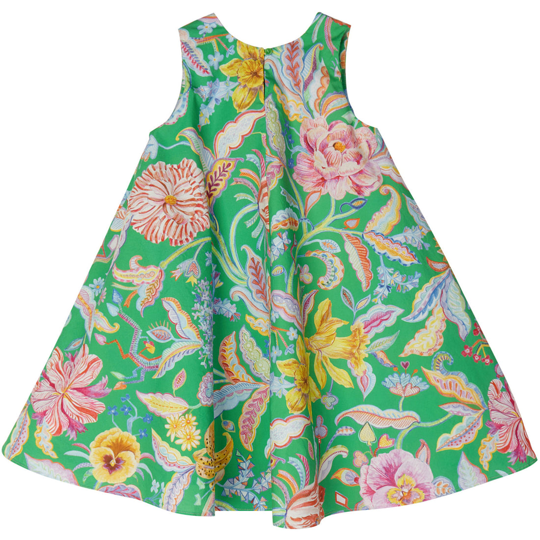 JNBY Green Bright Sleeveless Floral Dress
