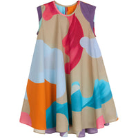 JNBY Cream All Over Printed Dress