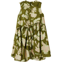 JNBY Green Leaves Pattern Dress