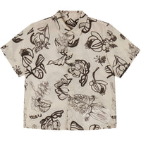 JNBY Cream Printed Short Sleeve Shirt