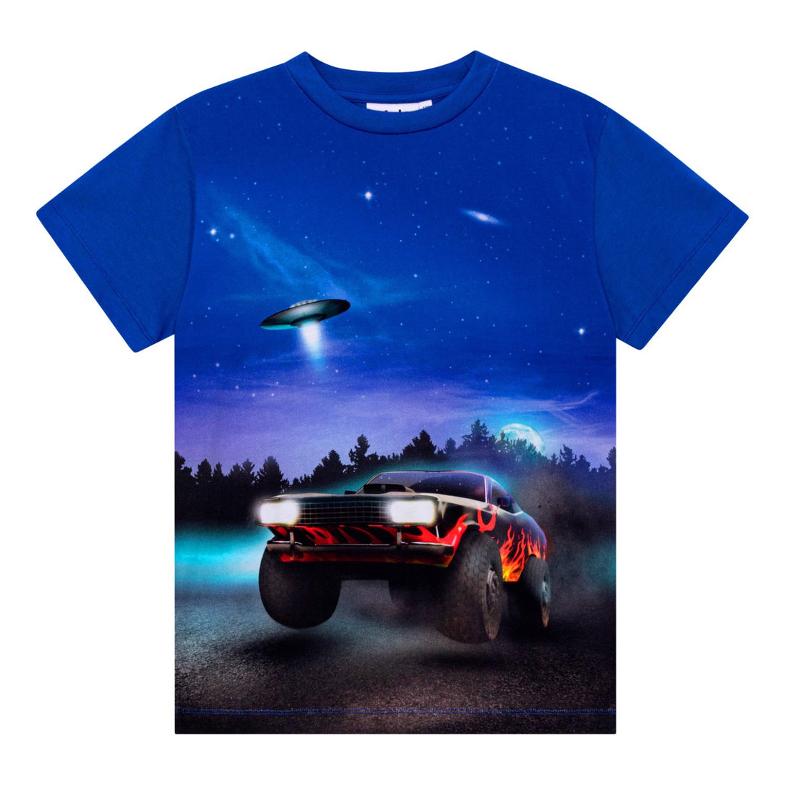 Molo UFO And Car Roxo Tee
