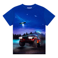 Molo UFO And Car Roxo Tee