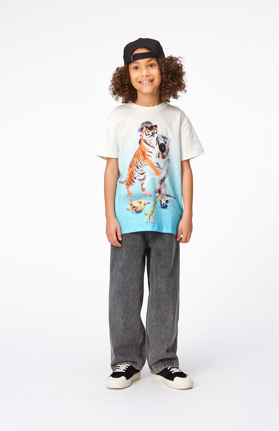 Molo Dance Animals Roxo Tee