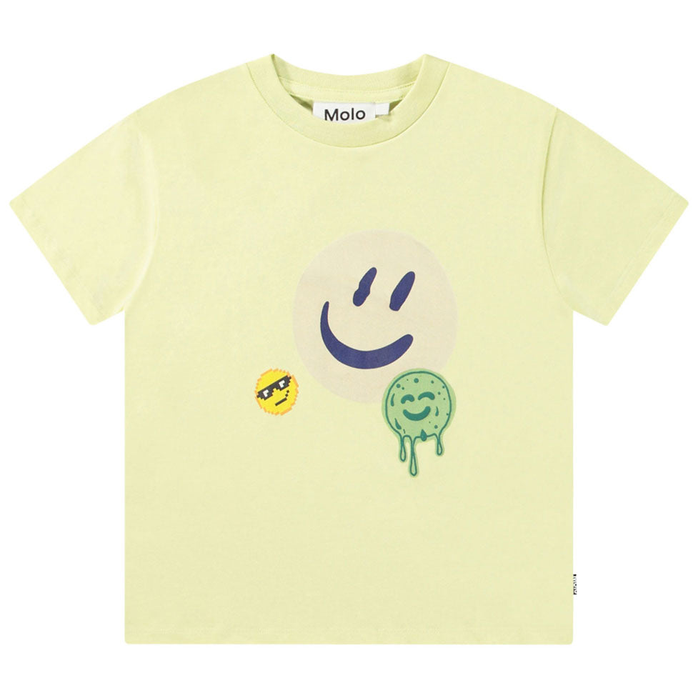 Molo Sticker Smile Roxo T-Shirt