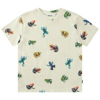 Molo Vibrant Frogs Roxo T-Shirt