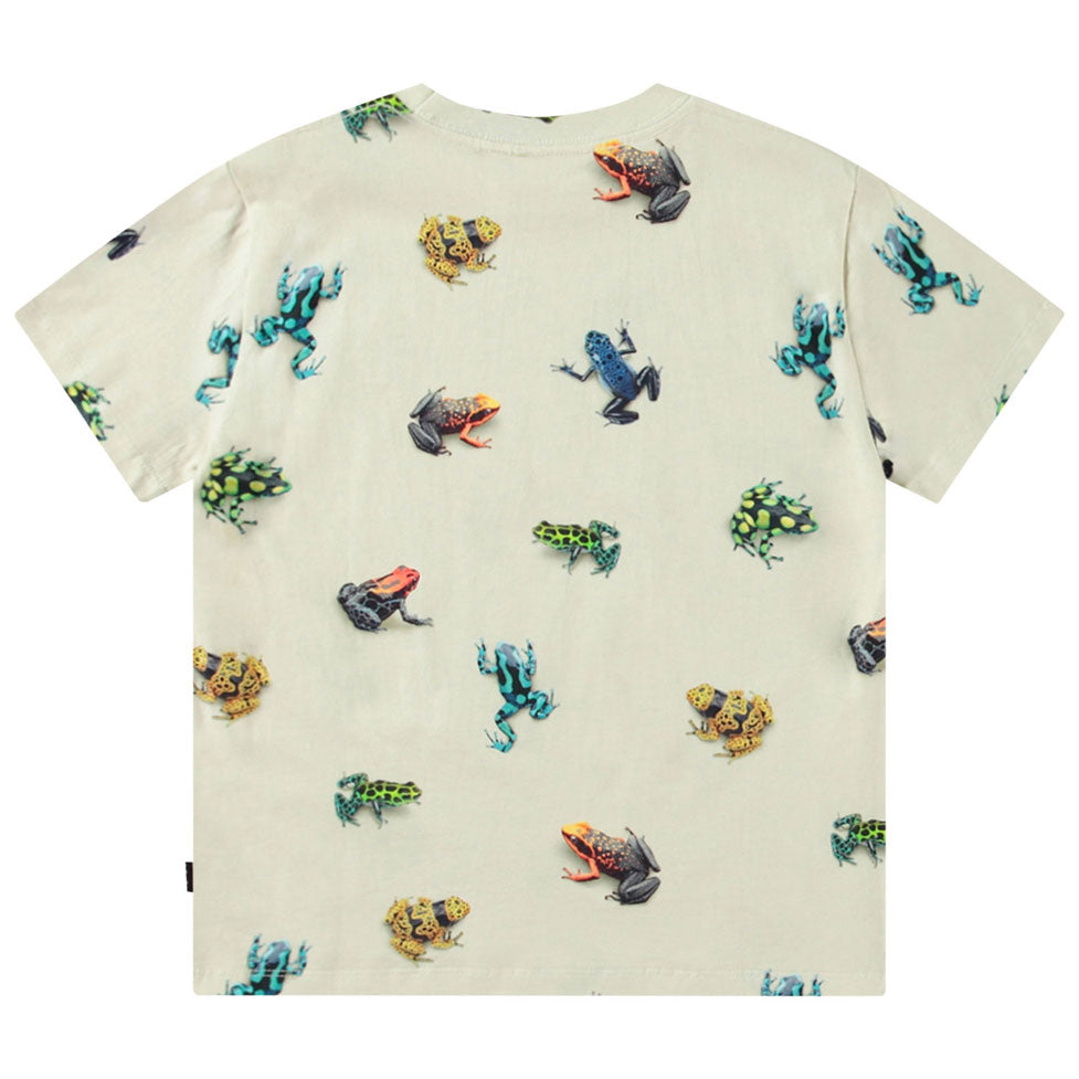 Molo Vibrant Frogs Roxo T-Shirt