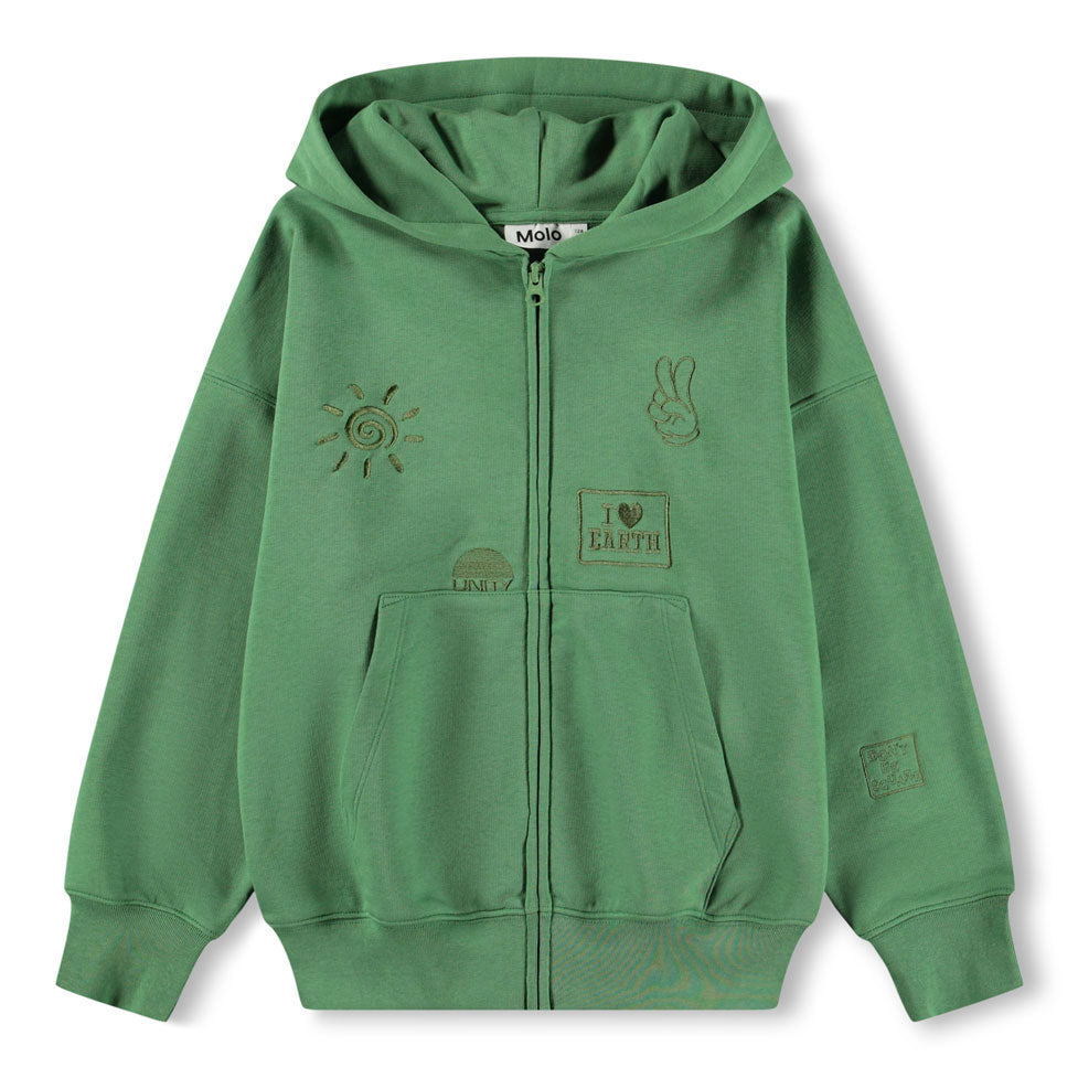Molo Groovy Green Marley Hoodie
