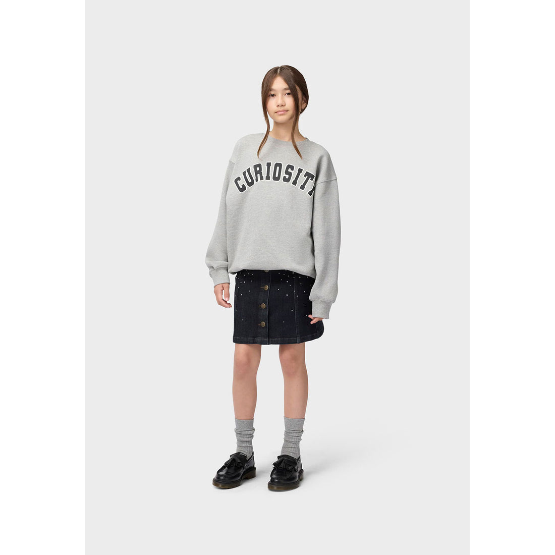 Molo Grey Melange Magni Sweatshirt