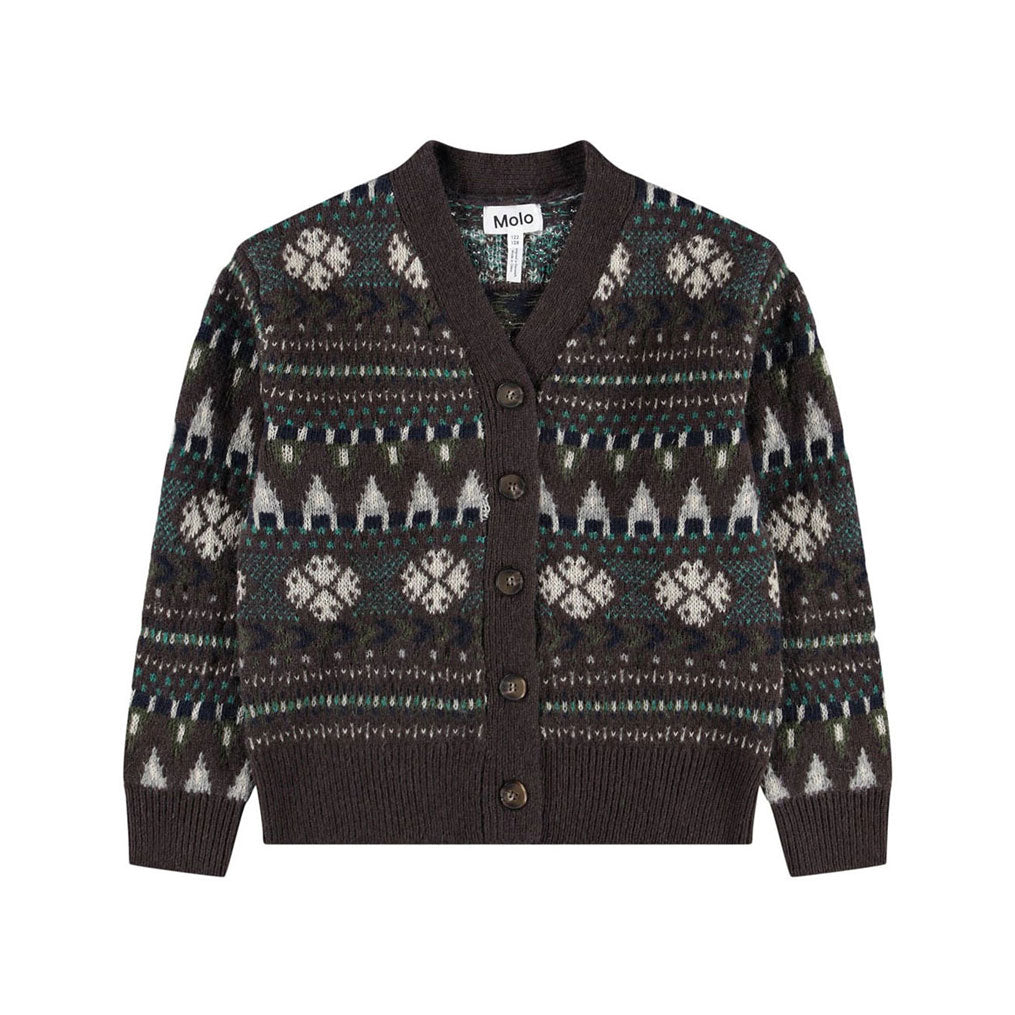 Molo Brown Fair Isle Bertel Cardigan