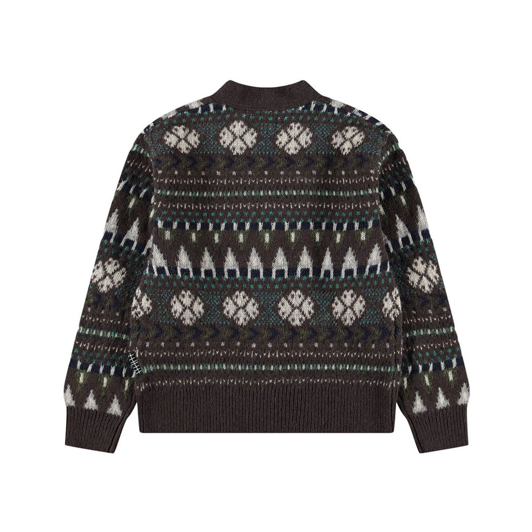Molo Brown Fair Isle Bertel Cardigan