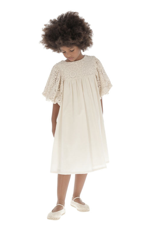 Belle Chiara Openwork Crochet Canesu Dress