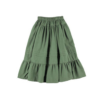 Belle Chiara Cactus Cotton Long Ruffle Skirt
