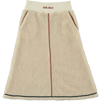 Belle Chiara Ecru Lamb Skirt