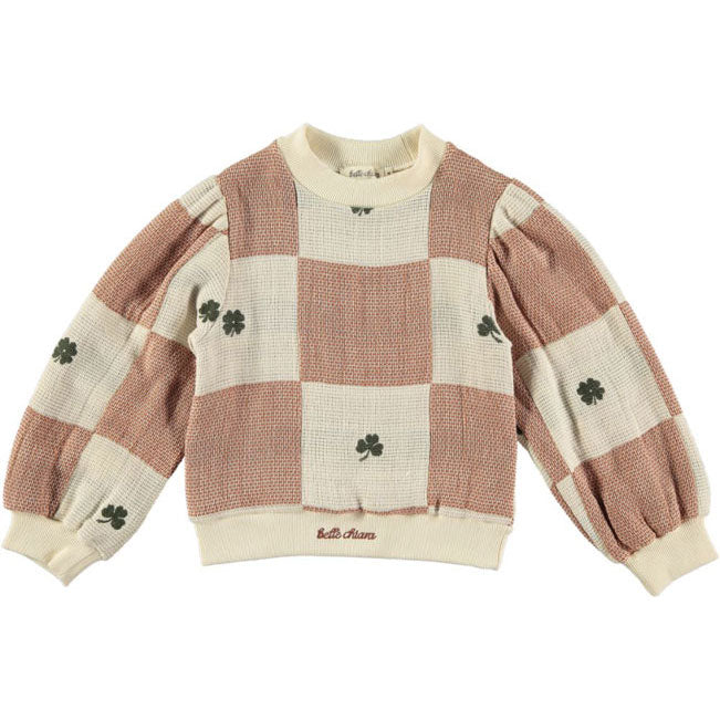 Belle Chiara Clover Patchwork Sweatshirt