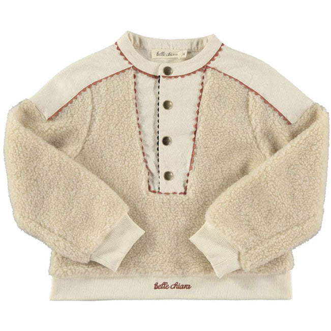Belle Chiara Ecru Lamb Sweatshirt