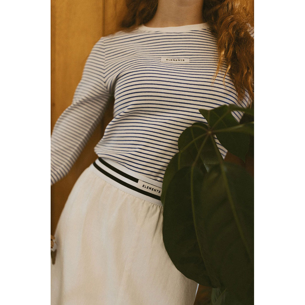 ELEMENTS Blue Thin Stripe Tee