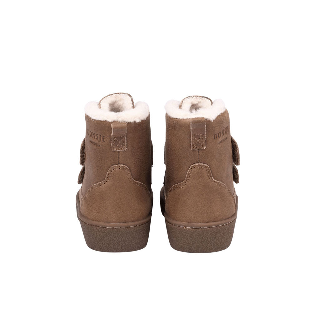 Donsje Brown Chestnut Leather Booties