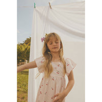 Tocoto Vintage Pink Cherry Print Dress
