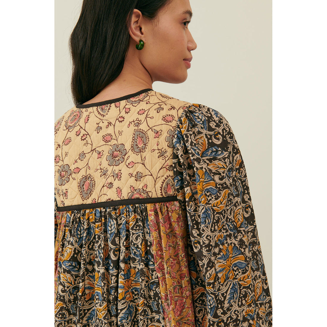 Louise Misha Honey Charcoal Poem Gypsia Dress
