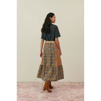 Louise Misha Honey Charcoal Poem Jansia Skirt