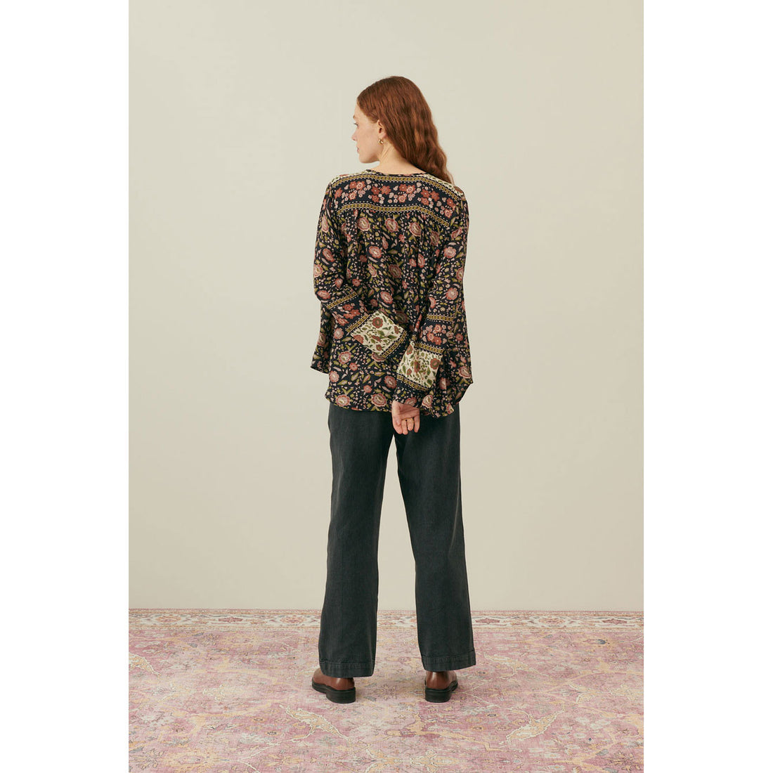 Louise Misha Charcoal Endless Fields Julian Shirt