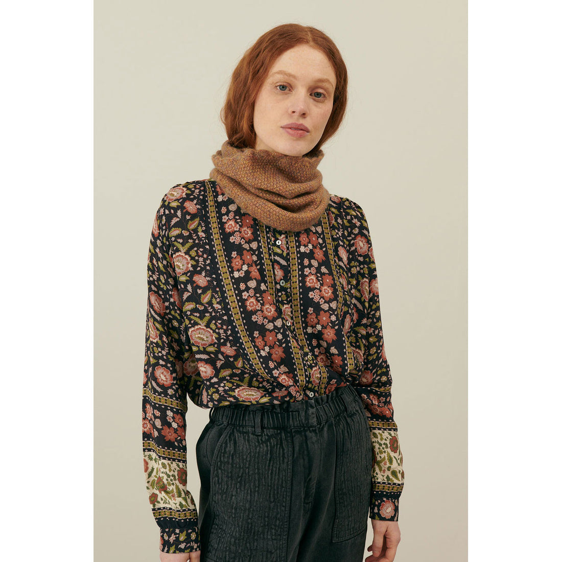 Louise Misha Charcoal Endless Fields Julian Shirt