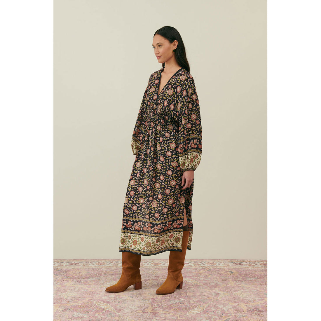 Louise Misha Charcoal Endless Fields Annick Dress
