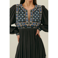 Louise Misha Charcoal Gabriella Dress