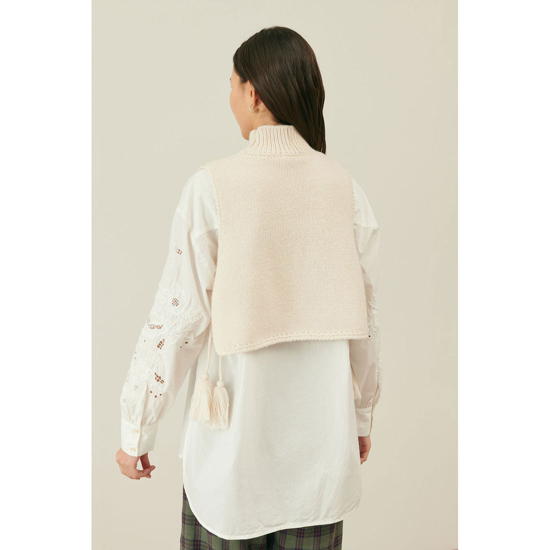 Louise Misha Cream Soan Top