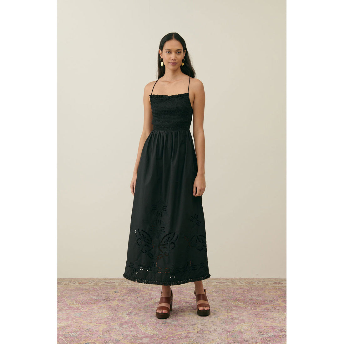 Louise Misha Black Giselle Women Dress