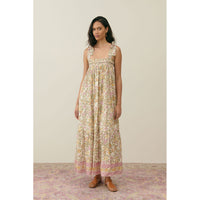 Louise Misha Cream Marcelette Women Dress