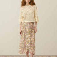 Louise Misha Cream Mimosa Spring Lucia Women Skirt