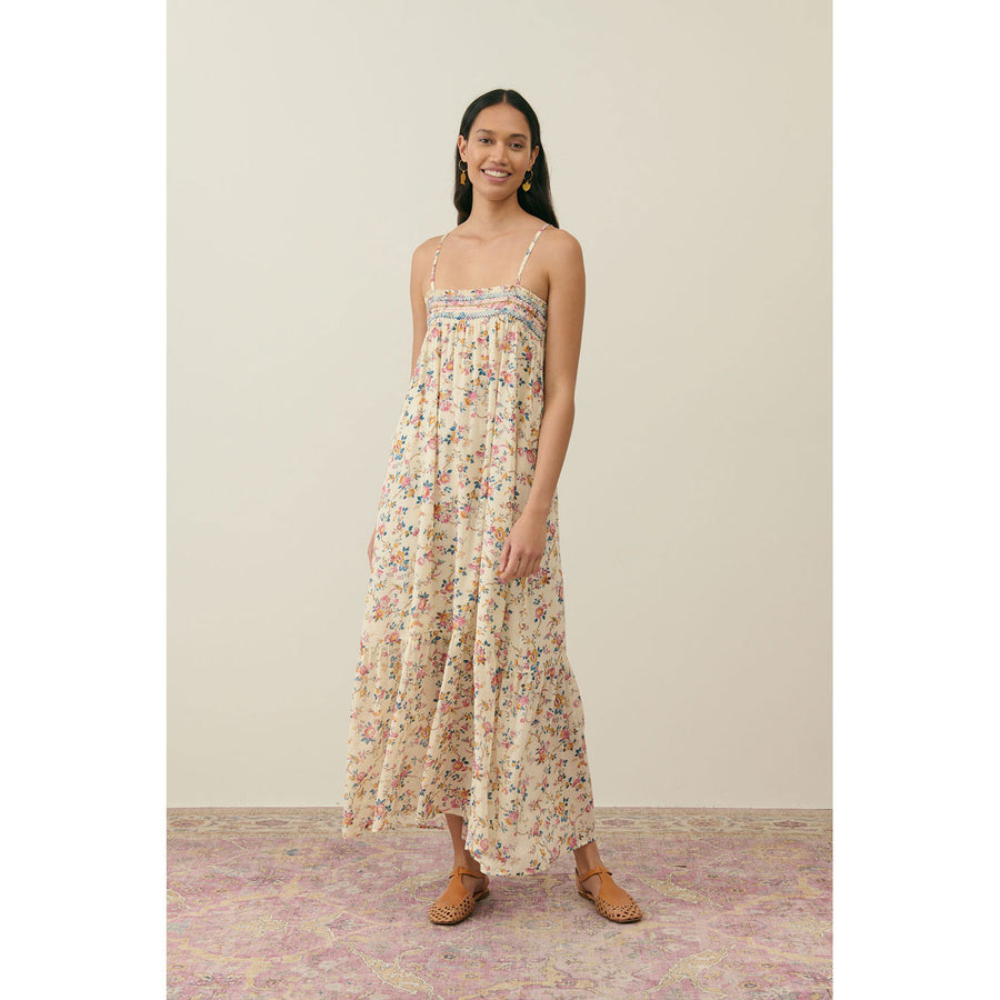 Louise Misha Cream Retro Garden Marcelina Women Dress